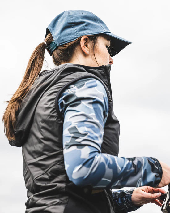 WS FALL RUN HYBRID HOODED VEST