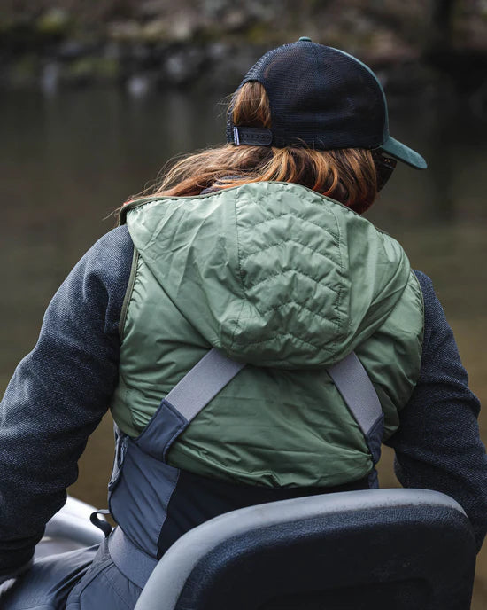 WS FALL RUN HYBRID HOODED VEST