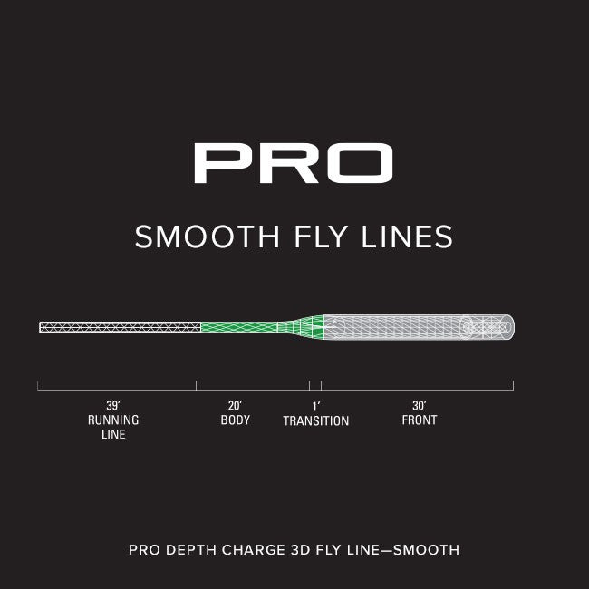 PRO Depth Charge 3D Fly Line Smooth