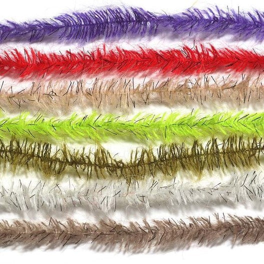 SPECKLED BLACK MOHAIR SCRUFF