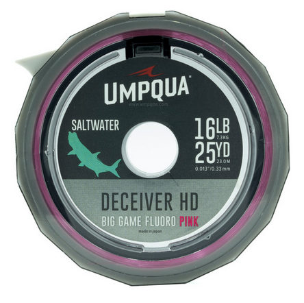 DECEIVER HD BIG GAME FLUOROCARBON TIPPET (PINK OR CLEAR)