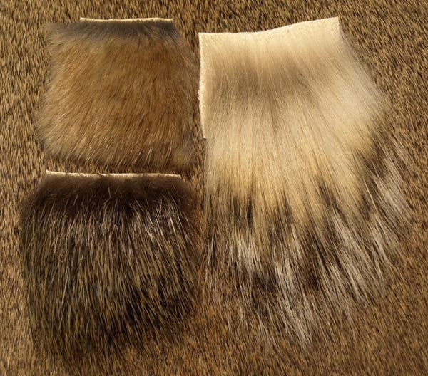 Dubbing Fur Skin Pieces