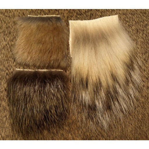 Dubbing Fur Skin Pieces