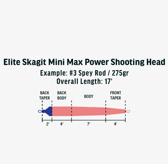 ELITE SKAGIT MINI MAX SHOOTING HEAD