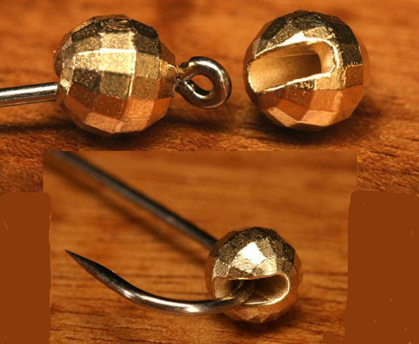 Faceted Slotted Tungsten Beads