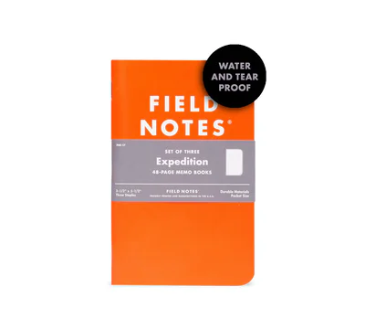 FIELD NOTES: EXPEDITION WATERPROOF NOTEBOOK