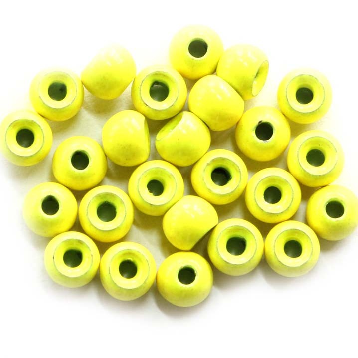 FLUORESCENT PAINTED BRASS BEAD