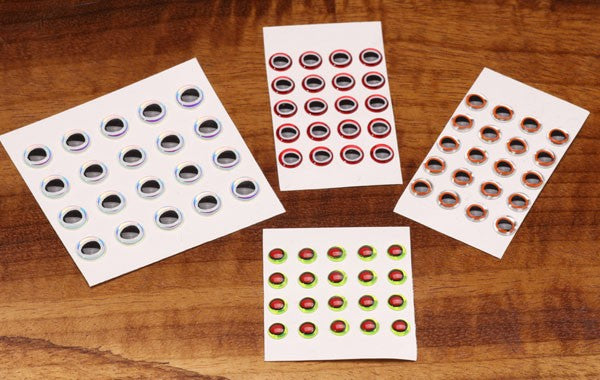 Oval Pupil 3D Adhesive Eyes