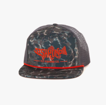 PESCADO HAT- ORANGE/CHARCOAL