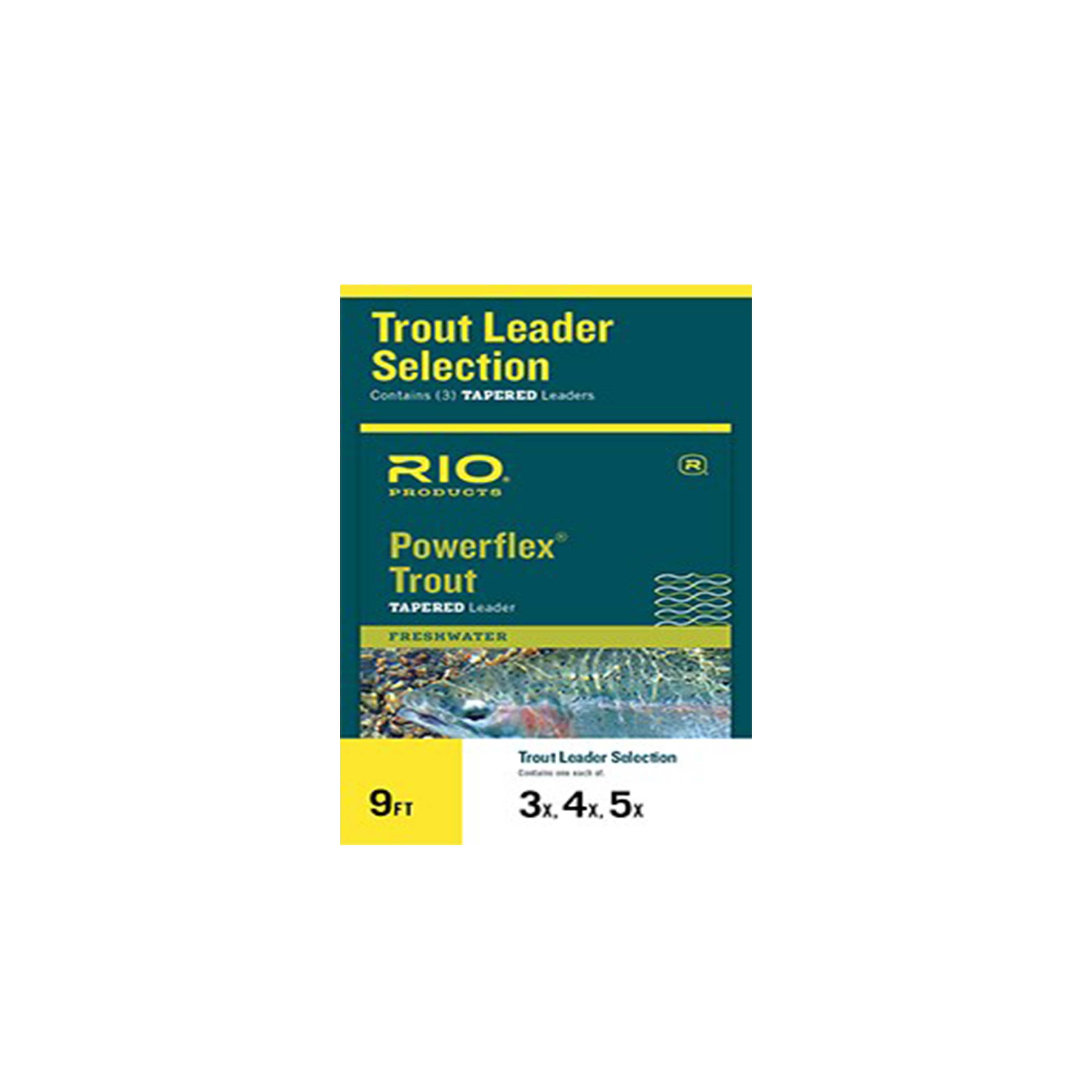 POWERFLEX LEADER 3 Pack 9FT SERIES 3x-5x or 4x-6x