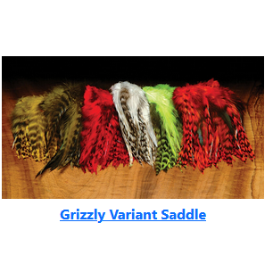 STRUNG 4-6 INCH GRIZZLY VARIANT SADDLE HACKLE