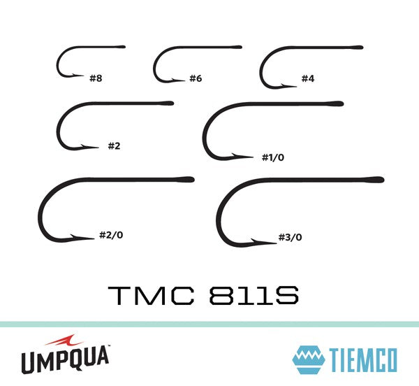 Tiemco Tmc811s Size 3/0-8