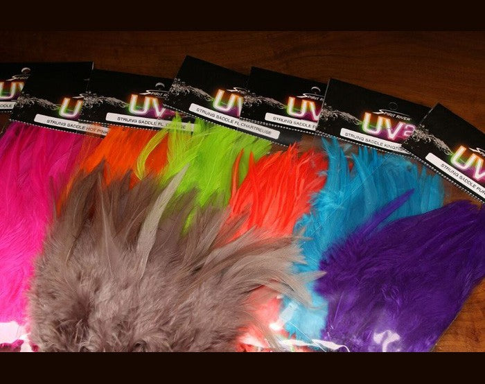 UV2 STRUNG SADDLE HACKLE