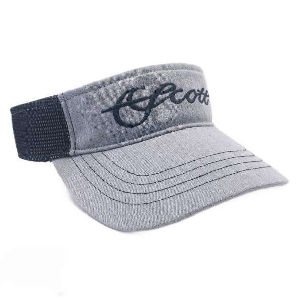 VISOR W/ BLACK SCOTT SCRIPT