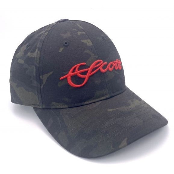 WATER REPELLENT BLACK CAMO HAT