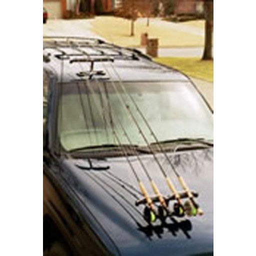 Tight Line Enterprises Magnetic Fishing Rod Racks for Vehicle (Truck or SUV) with Ferrous Metal Hood and Roof