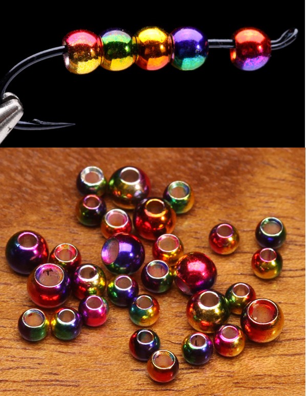Multihued Rainbow Brass Beads Bob Marriott's