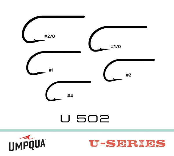 Umpqua U-SERIES U502 size 2/0-4 Bob Marriott's